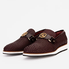 The Legacy Burgundy Leather Casual Loafer Shoe