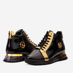 The Prestige Black Gold Limited Edition High-Top Sneaker