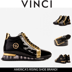 The Prestige Black Gold Limited Edition High-Top Sneaker