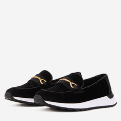 The Milan Black Leather Sneaker