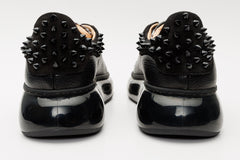 The Venezia Black Leather Sneaker