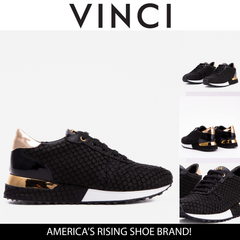 The Scarlet Black Leather Sneaker