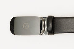 The Marzano Black Color Calfskin Belt