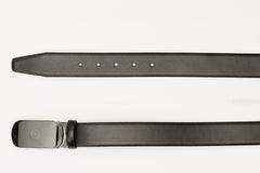 The Marzano Black Color Calfskin Belt