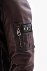 The Northway Brown Lambskin Leather Jacket