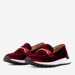 The Milan Burgundy Leather Sneaker