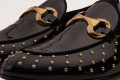 The Jupiter Shoe Black Spike Leather Bit Dress Loafer Limited Edition Shoe