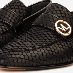 The Monarch Black Leather Dress Shoe