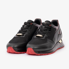 The Rialto Black Red Patent Leather Sneaker