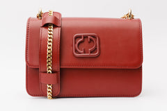 The Maneadero Dark Red Leather Handbag