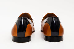 The Maratea Brown Leather shoe Bit Loafer Shoe