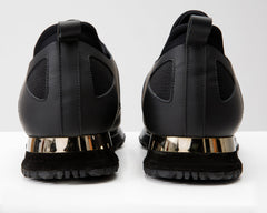 The Emir Black Leather Sneaker