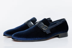 The Casaletti Navy Blue Bit Loafer Shoe