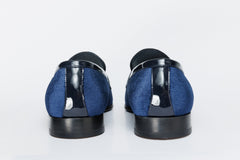 The Casaletti Navy Blue Bit Loafer Shoe