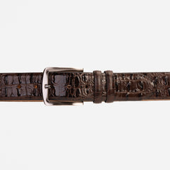 The Bomba Brown Leather Belt