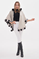 The Glacier Light Beige Reversible Leather Jacket