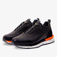 The Milford Black Leather Sneaker