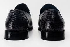 The Mississippi Black Leather Loafer Shoe