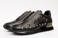 The Infanta Black Spike Leather Sneaker Limited Edition