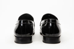 The Dodoma Black Patent Leather Loafer Shoe