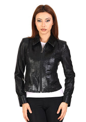 The Proctor Pyhtn Black Leather Jacket