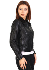 The Proctor Pyhtn Black Leather Jacket