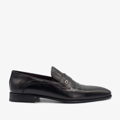 The Bangkok Black Penny Loafer Shoe