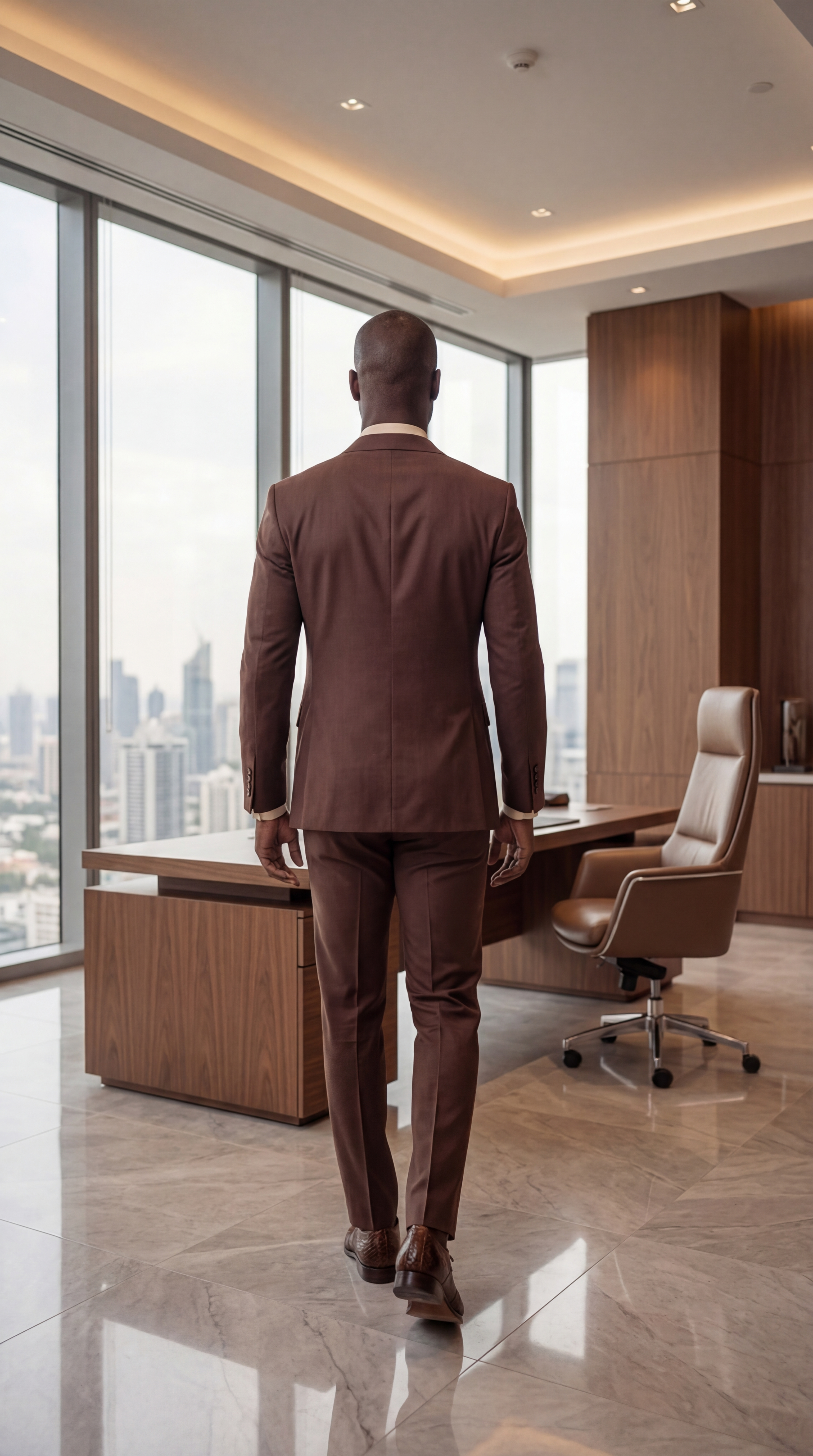 The Valmont Tan Python Leather Derby Shoe
