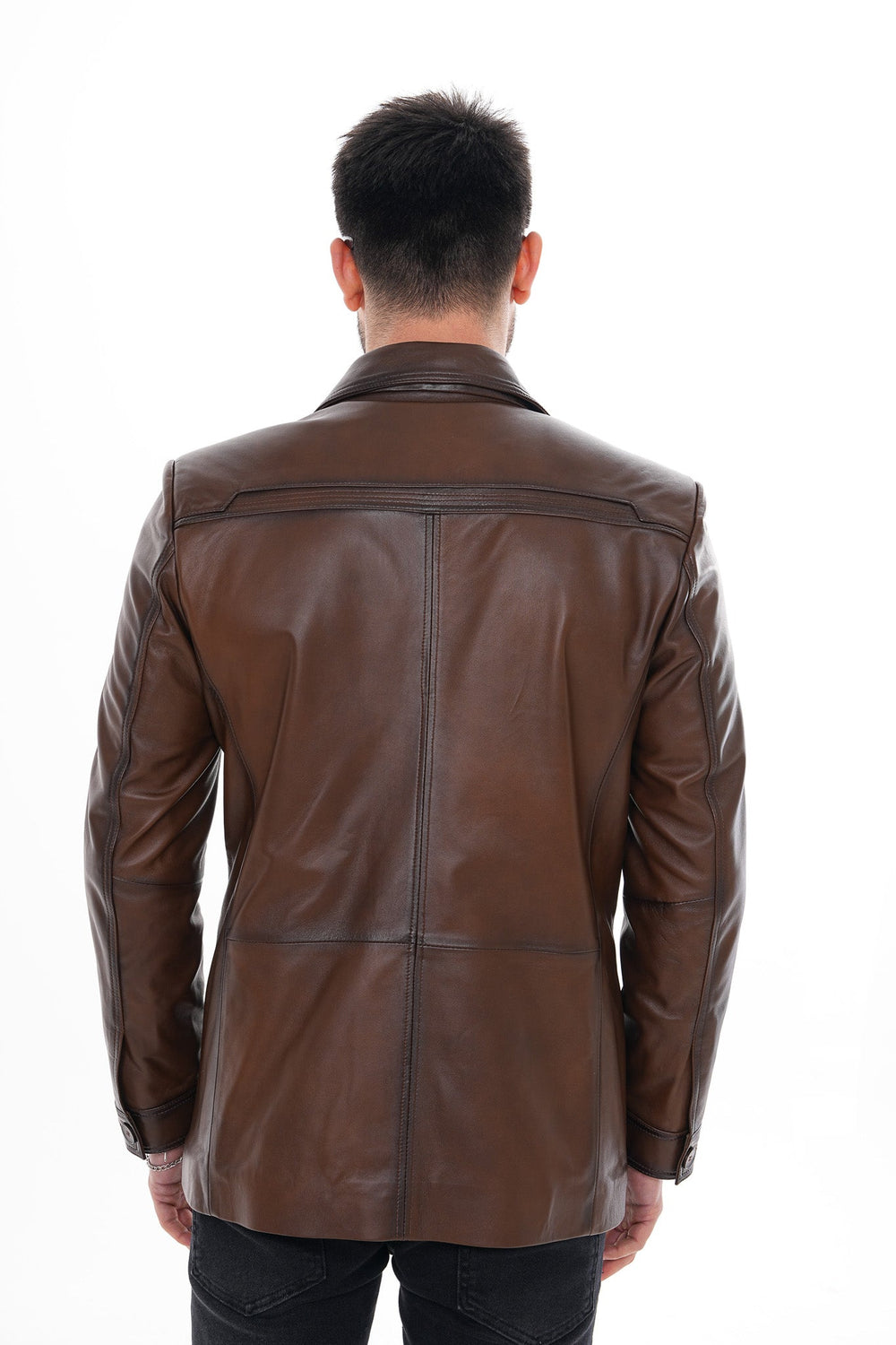 The Ravenna Brown Leather Jacket
