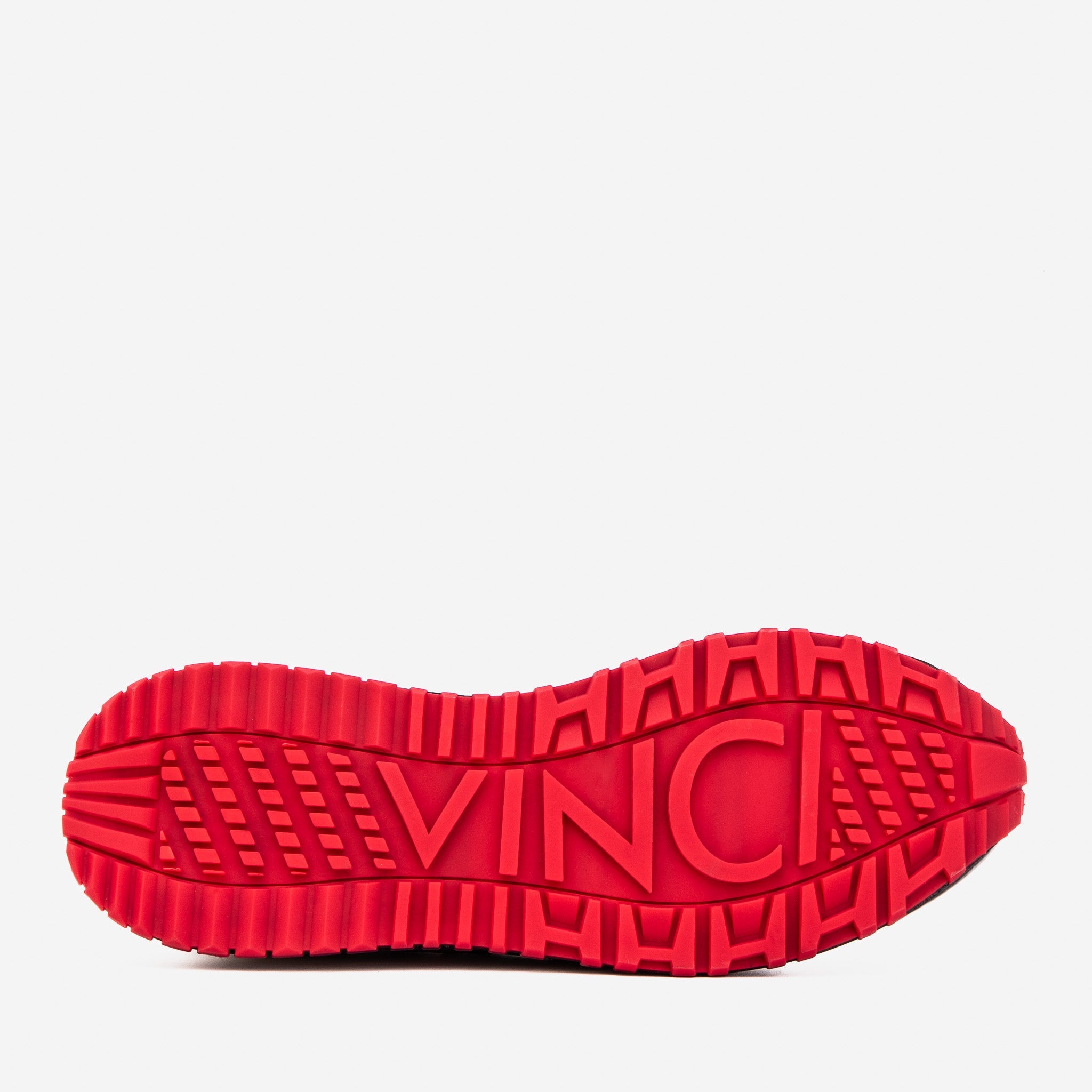 The Inferno Black Red Leather Sneaker