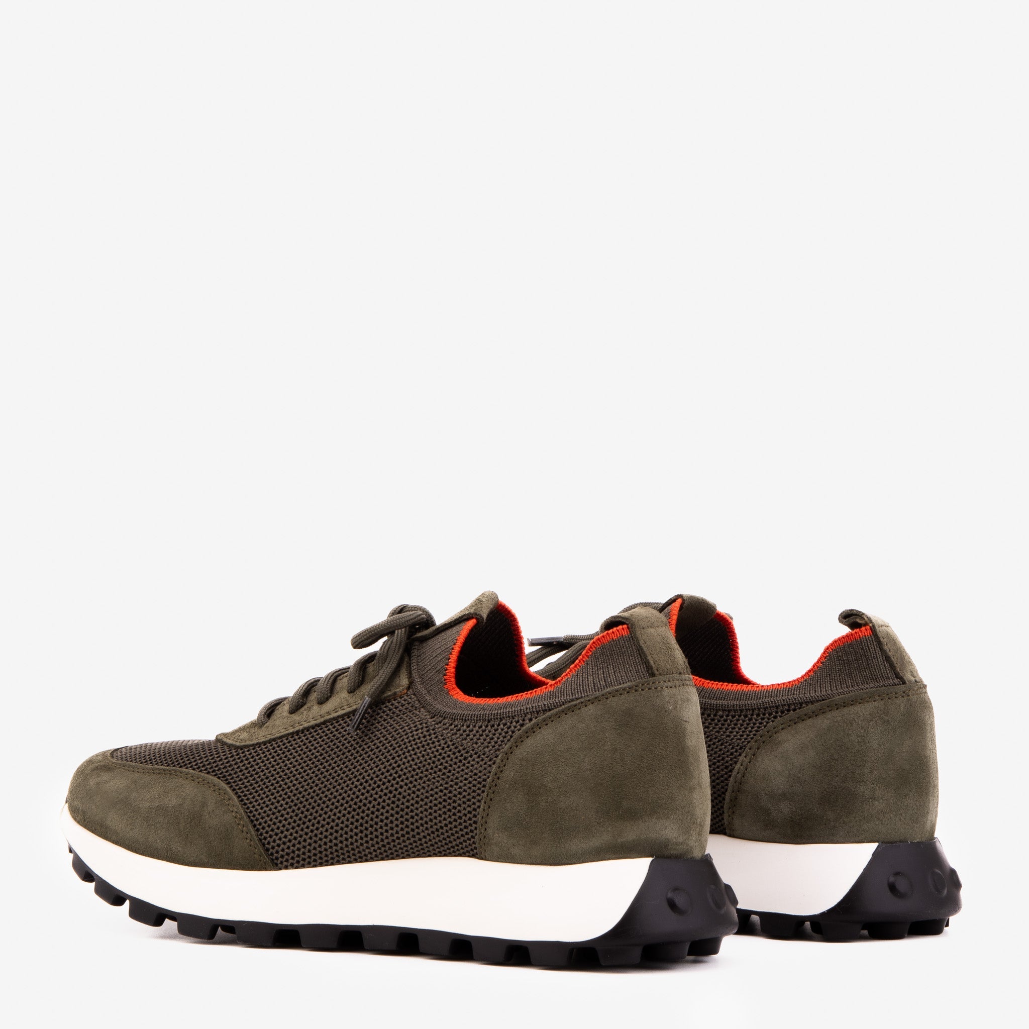 The Berlin Green Suede Leather Sneaker