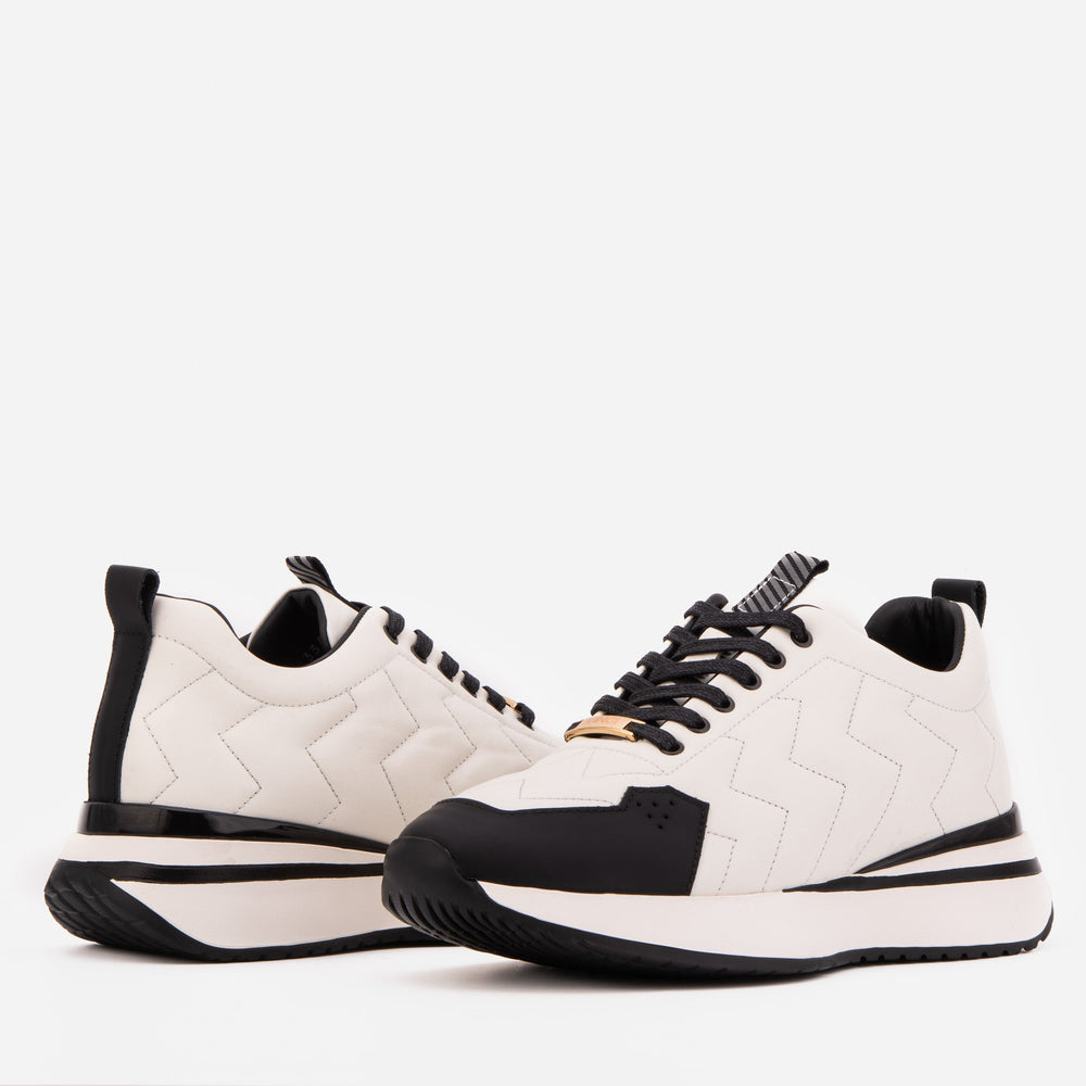 The Veneto White Leather Sneaker