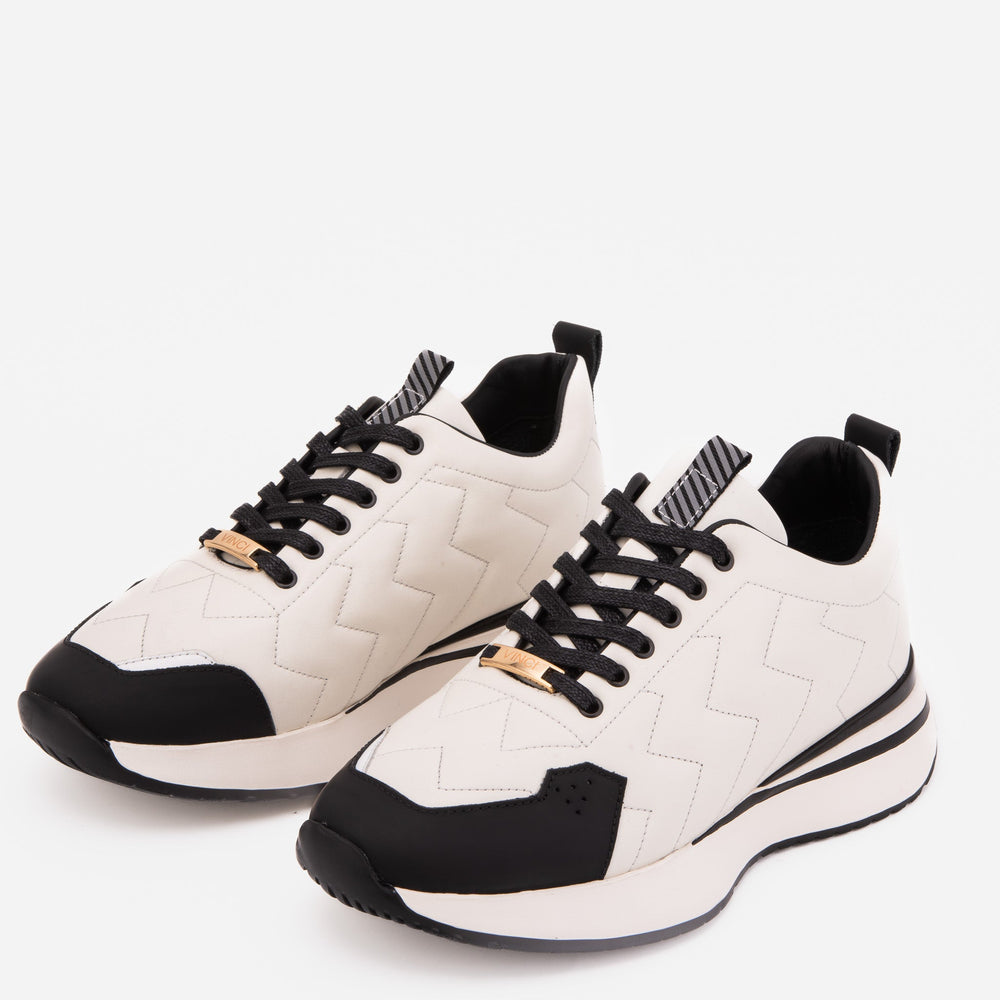 The Veneto White Leather Sneaker