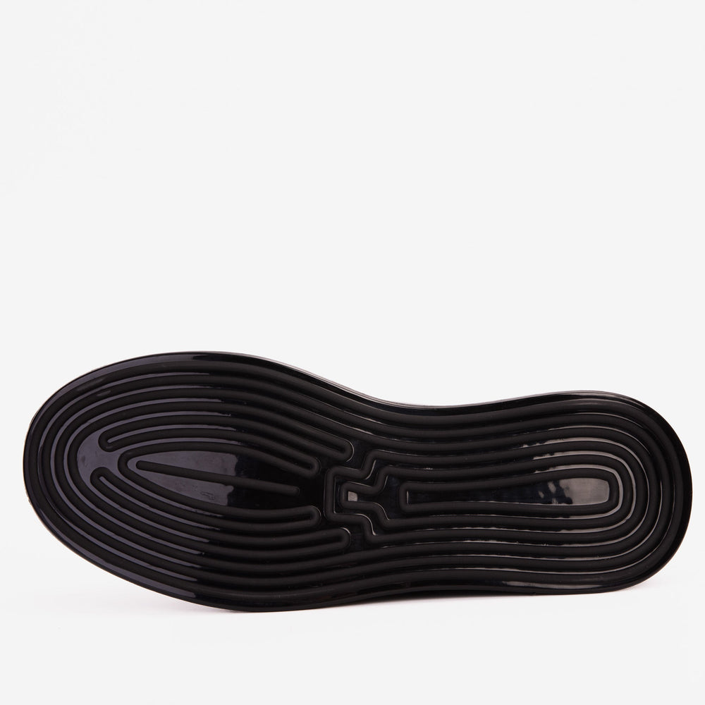 The Peklin Patent Black Leather Sneaker