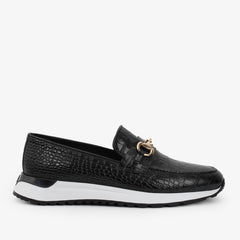 The Padova Black Leather Sneaker