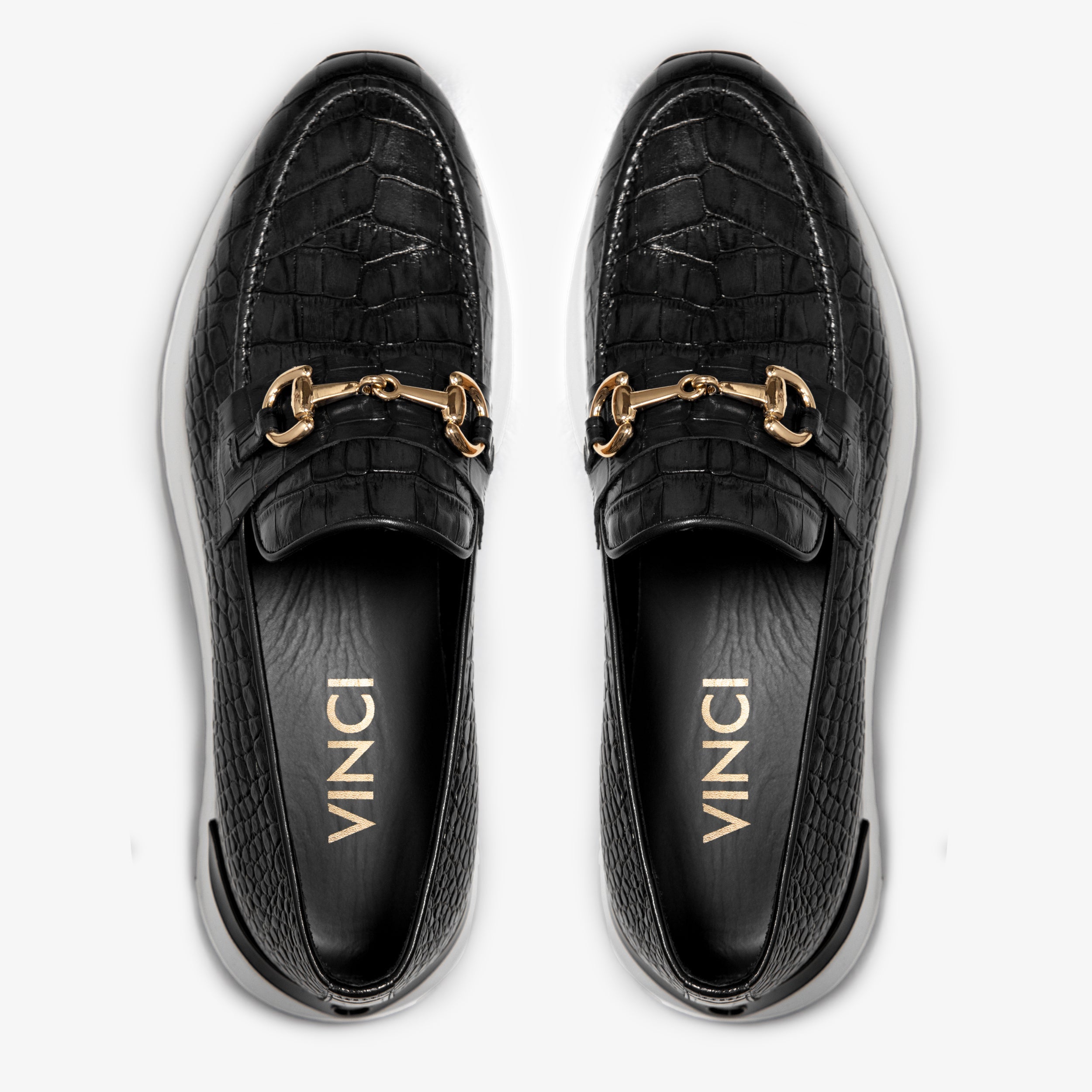 The Padova Black Leather Sneaker