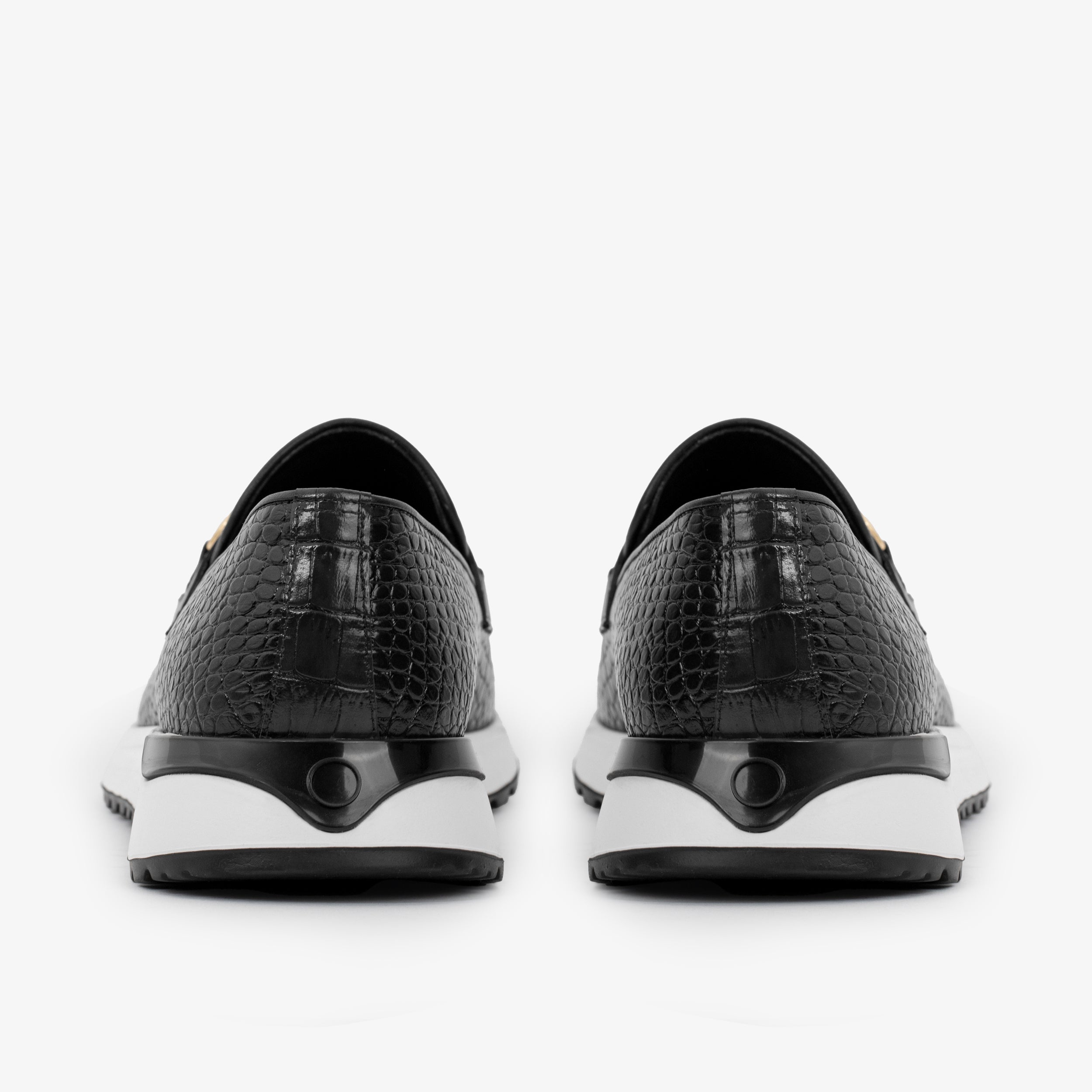 The Padova Black Leather Sneaker