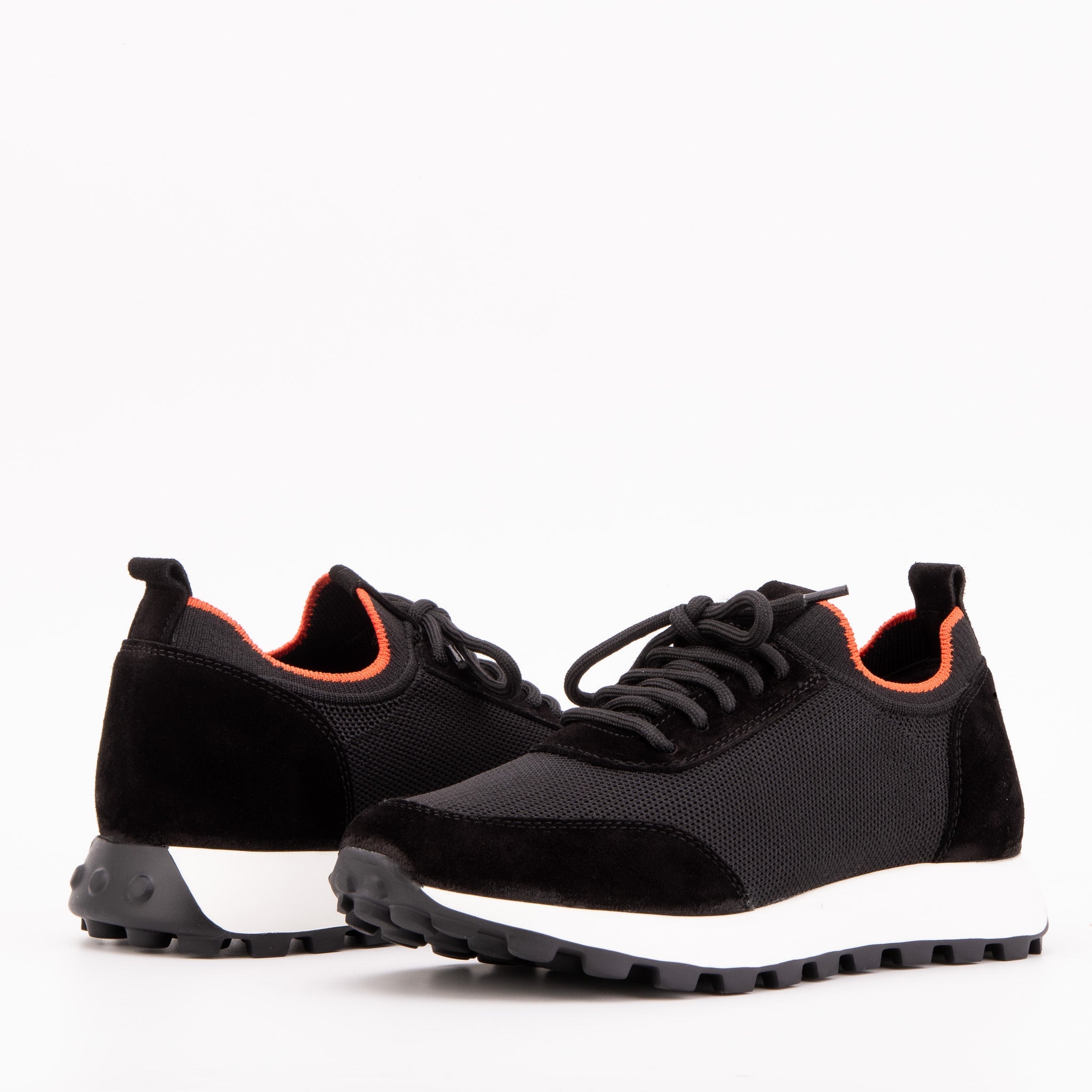 The Berlin Black Suede Leather Sneaker