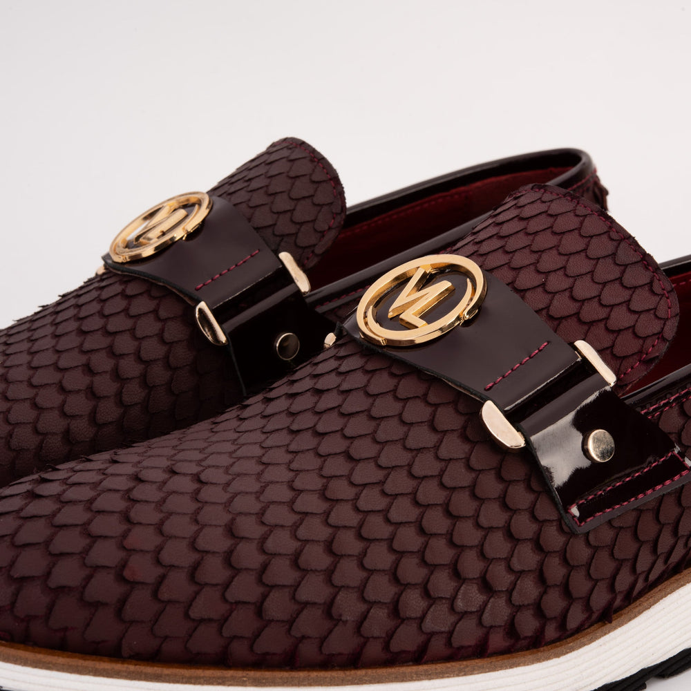 The Legacy Burgundy Leather Casual Loafer Shoe