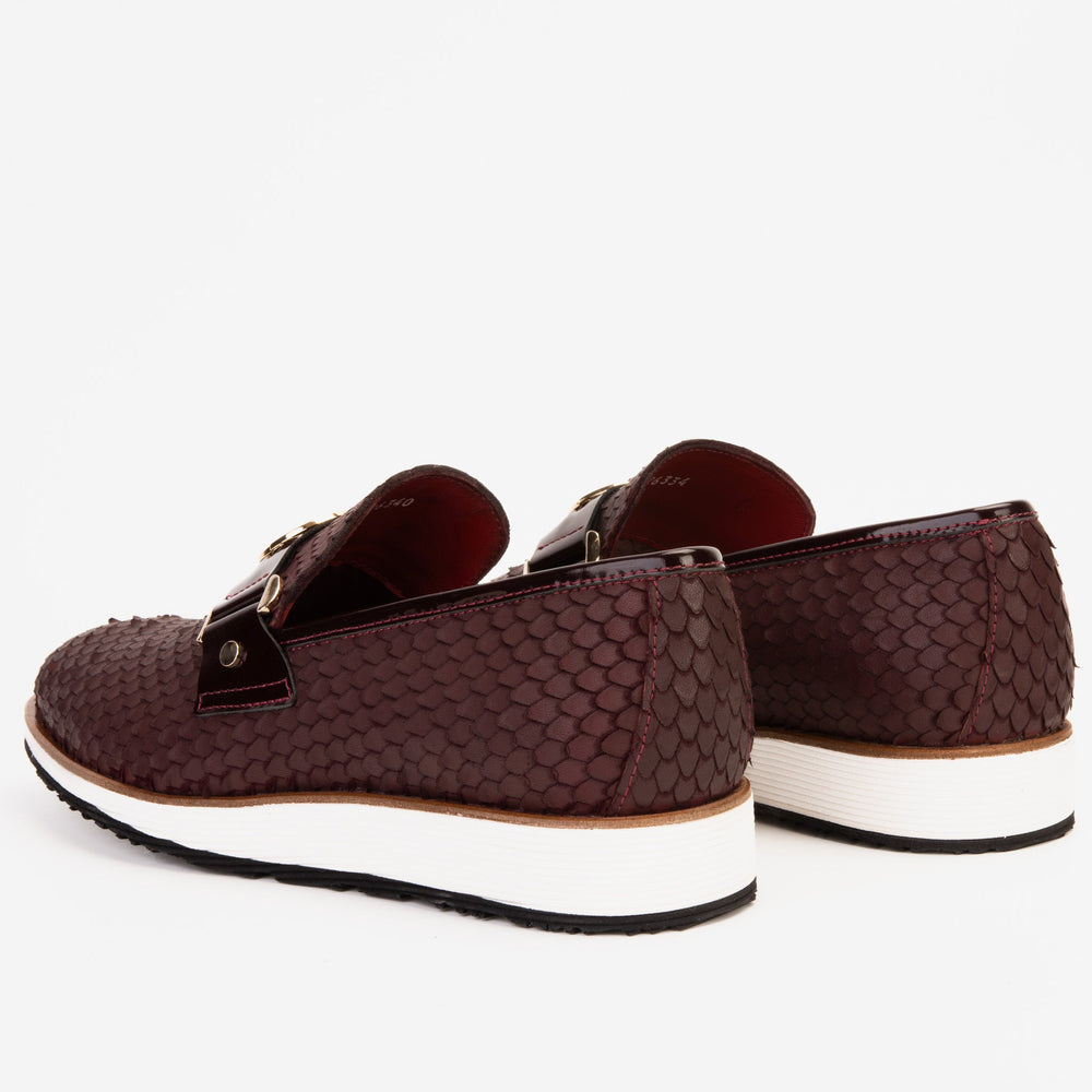 The Legacy Burgundy Leather Casual Loafer Shoe
