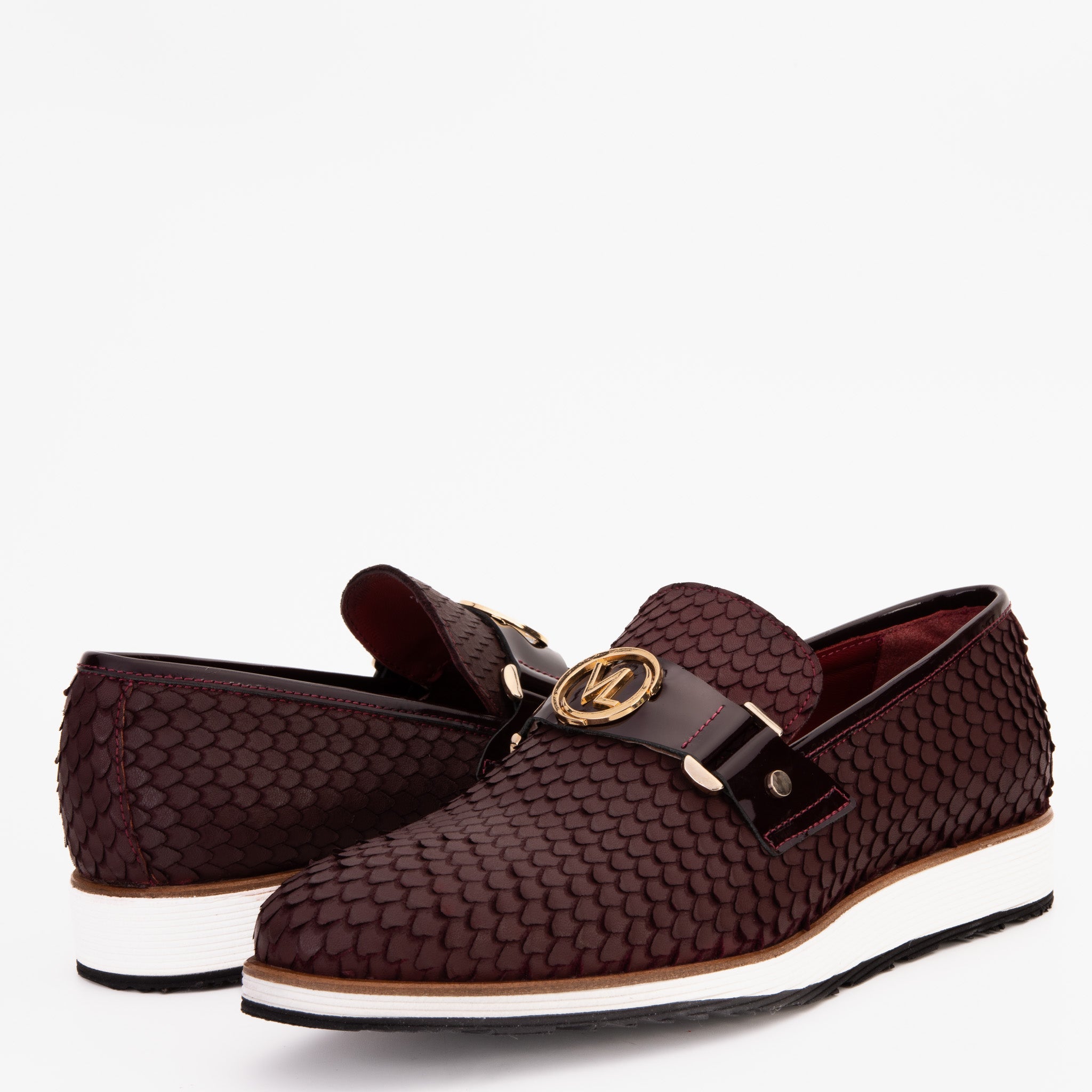 The Legacy Burgundy Leather Casual Loafer Shoe