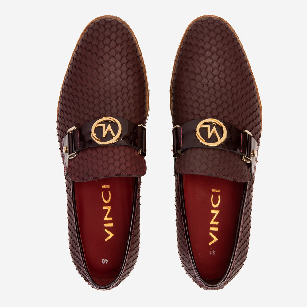 The Legacy Burgundy Leather Casual Loafer Shoe