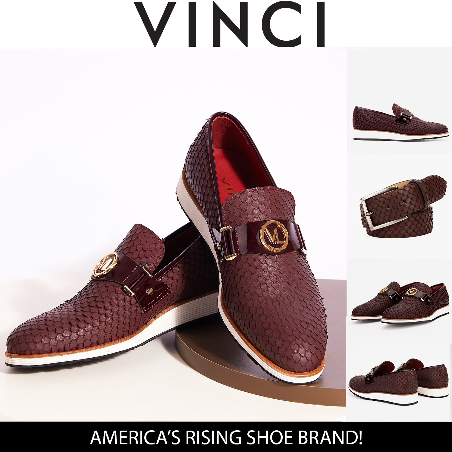 The Legacy Burgundy Leather Casual Loafer Shoe