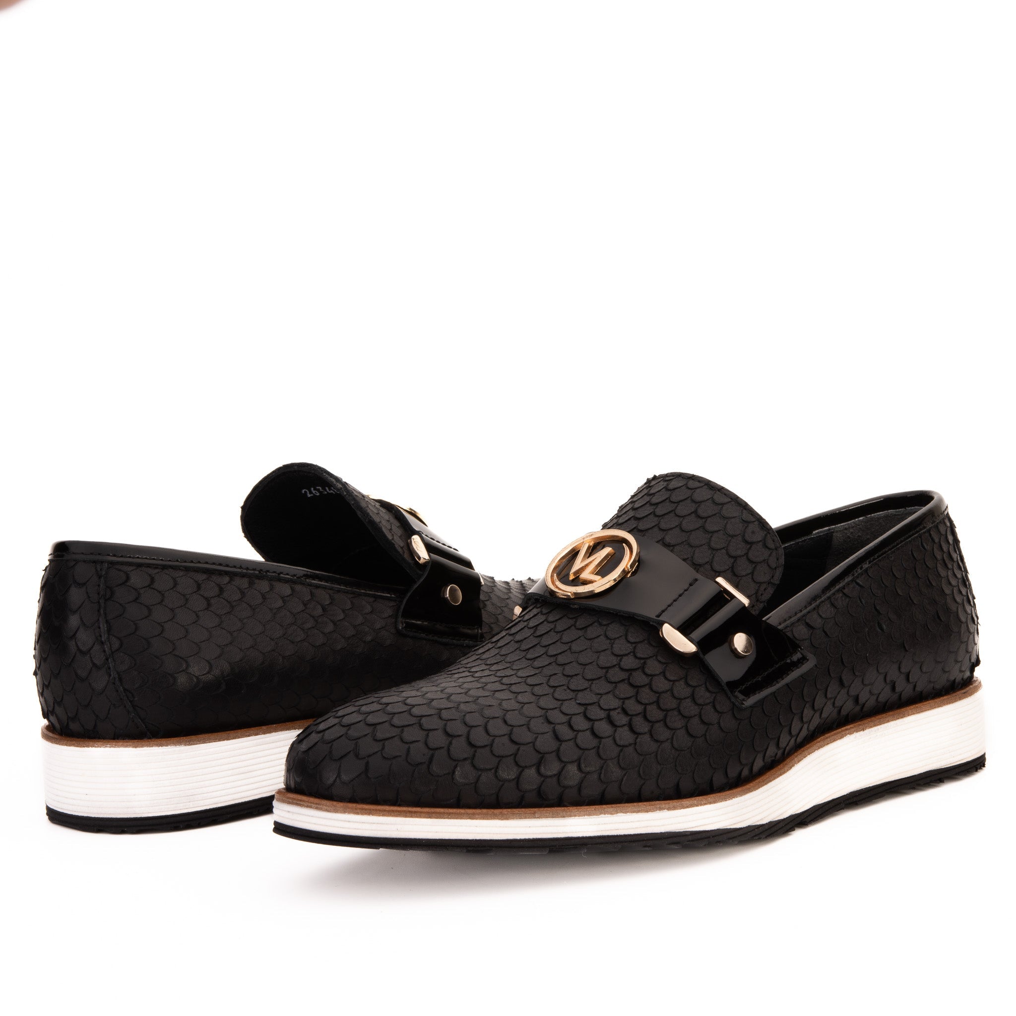 The Legacy Black Leather Casual Loafer Shoe