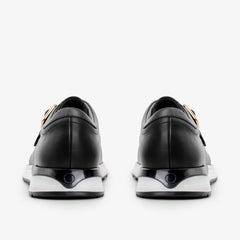 The Torino Black Leather Sneaker