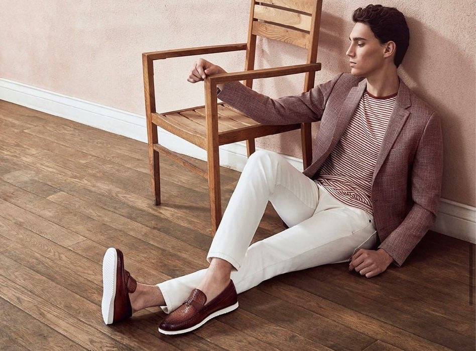 The Sperry Tan Leather Tassel Loafer Shoe