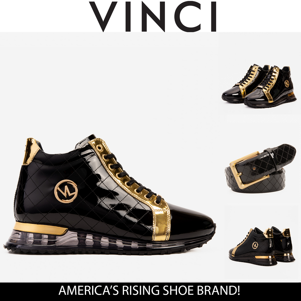 The Prestige Black Gold  Limited Edition  High-Top Sneaker