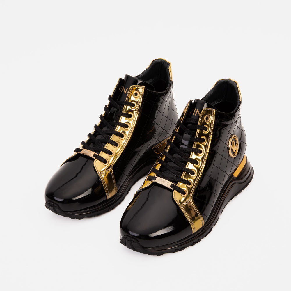 The Prestige Black Gold  Limited Edition  High-Top Sneaker
