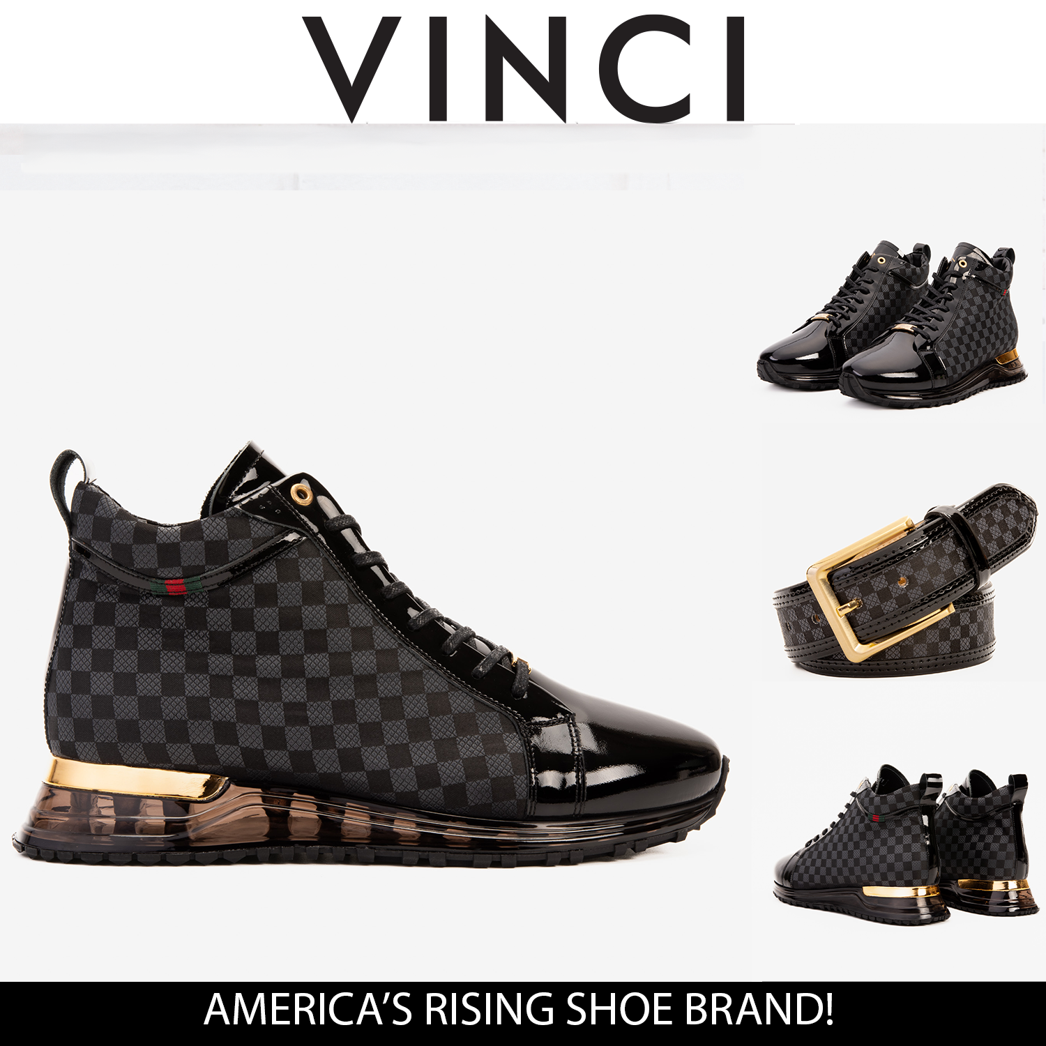 The Monte Carlo Black High-Top Sneaker Limited Edition