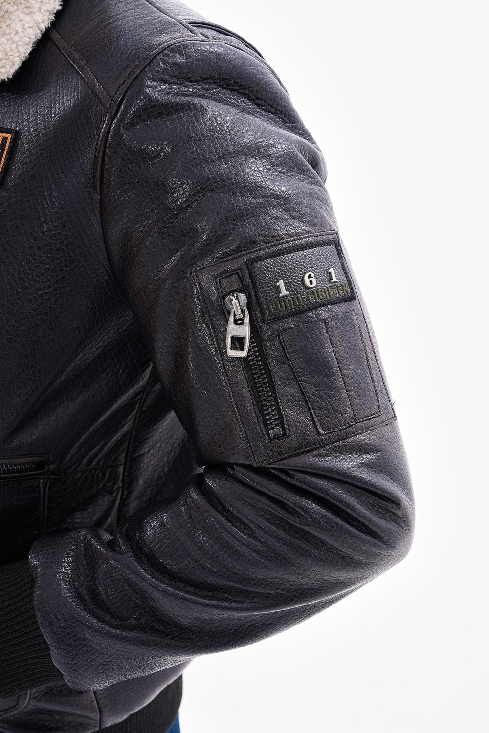 The Northway Navy Blue Lambskin Leather Jacket